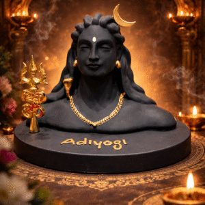 Adiyogi Shiva idol 4 inch for home temple and meditation decor